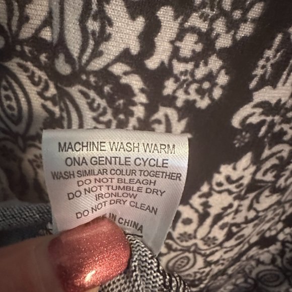 NWT R&B Collection SZ 2X Dress Handkerchief Hem A Line EXOTIC PRINT GORGEOUS! - Picture 8 of 12